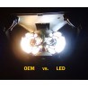 PC579 LED Map Light Bulb Replacement Upgrade with Sockets (2-Pack) ...